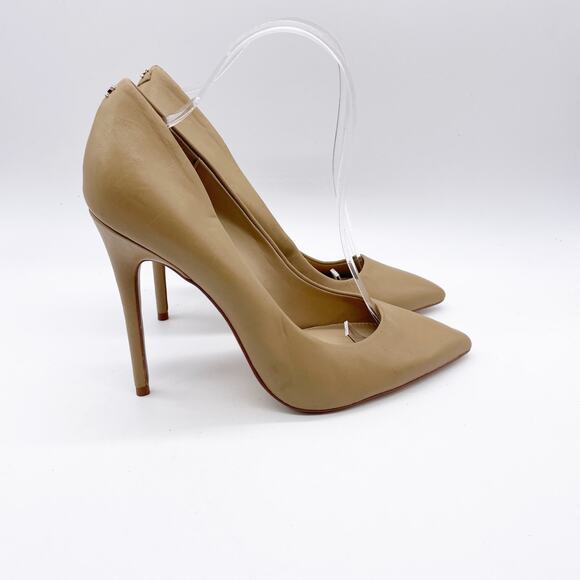 Sam Edelman Women's Hazel Pointed Toe Pump Pointed Toe Nude Leather Size 9 - Picture 8 of 12